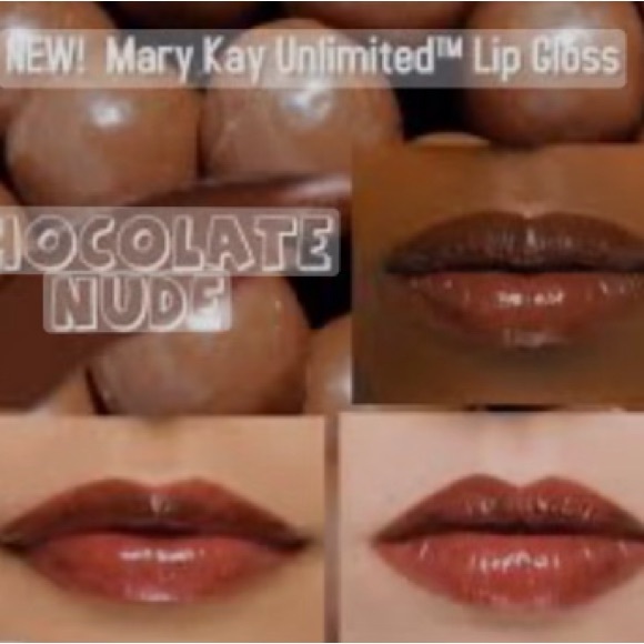 New Mary Kay Unlimited Lip Gloss  Chocolate Nude - Picture 3 of 6